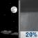 Monday Night: Mostly Clear then Slight Chance Rain Showers